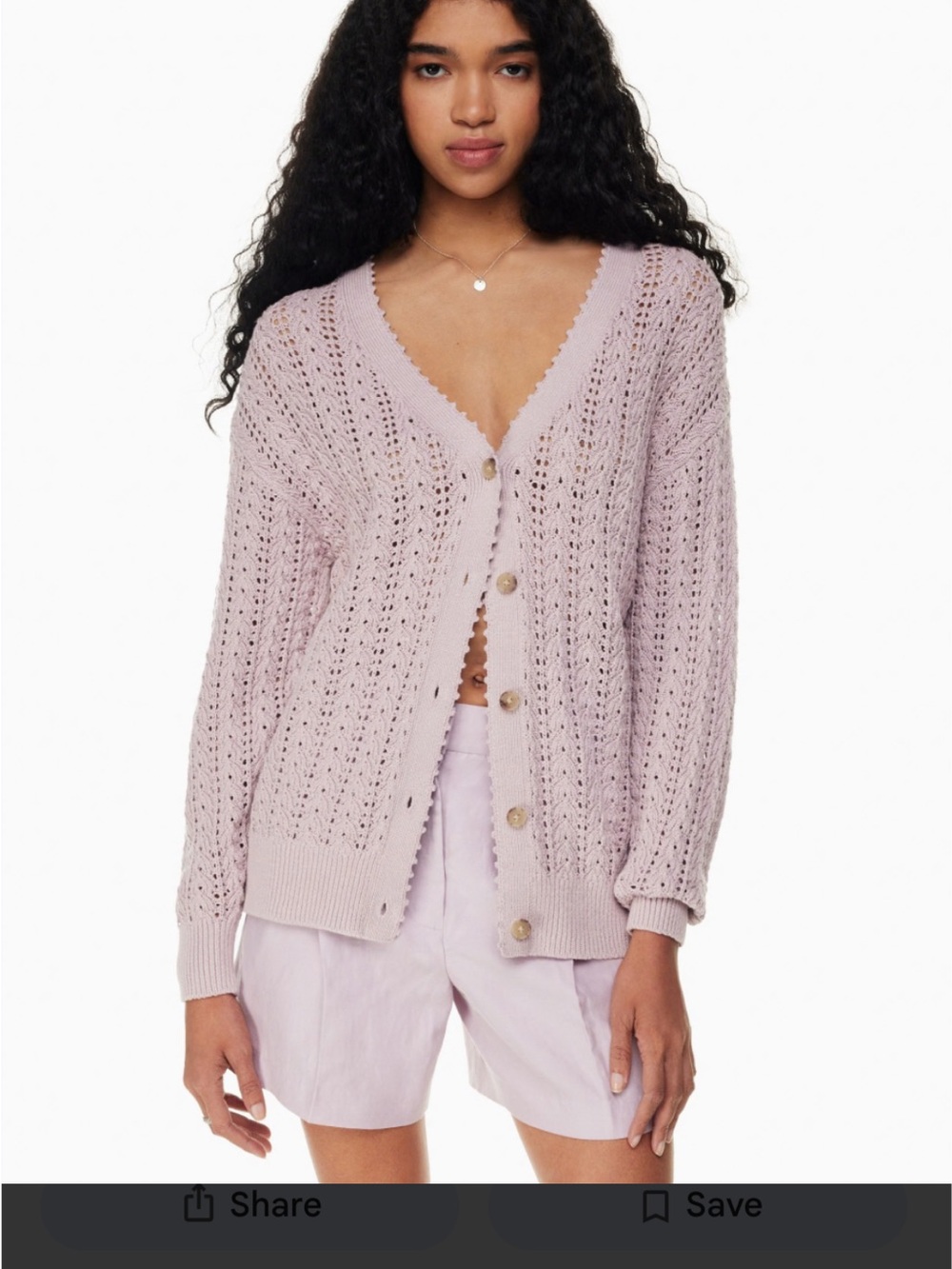 Aritzia Wilfred Reverance Cardigan